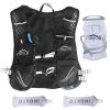 Sport Hydration Vest Running Backpack With 15Oz 50Oz Water Bladder Adjustable Strap Storage Bag For Trail Running Marathon Race Hiking