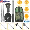 6-In-1 Multi Tool Survival Kit Shovel Knife Axe Saw Nail Puller W/ Pouch Outdoor Gear Camping