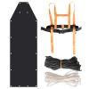 Deer Drag Sled With Dragging Harness Deer Cart Game Hauler Snow Sledding Pad Hunting Gear Supplies With 32.8Ft Black Rope 16.1Ft White Rope For Huntin