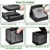 Portable Toilet For Car Camping Boating Hiking Outdoor Travel Potty With Carry Bag Foldable Emergency Toilet With Lid Trash Bags