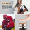 Sports Water Bottle Stainless Steel Vacuum-Insulated Drinking Cup W/ Straws Outdoor Cycling Hiking