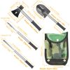 6-In-1 Multi Tool Survival Kit Shovel Knife Axe Saw Nail Puller W/ Pouch Outdoor Gear Camping