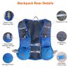 Sport Hydration Vest Running Backpack With 15Oz 50Oz Water Bladder Adjustable Strap Storage Bag For Trail Running Marathon Race Hiking