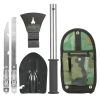 6-In-1 Multi Tool Survival Kit Shovel Knife Axe Saw Nail Puller W/ Pouch Outdoor Gear Camping
