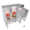 Commercial Freezer, 32.2 in Width Reach In Upright-Freezer Three Door, 66.9 Cu.ft Auto-Defrost Freezer with 12 Adjustable Shelves