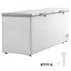 Chest Freezer, 19.8 Cu.ft / 561 L Large Deep Freezer with Split Top Double Locking Lids, Freestanding Commercial Chest Freezer & 4 Removable Baskets