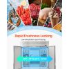 Commercial Freezer, 71.65 in Width Reach In Upright-Freezer Three Door, 50.2 Cu.ft Auto-Defrost Freezer with 12 Adjustable Shelves