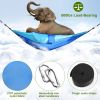 600Lbs Load 2 Persons Hammock W/Mosquito Net Outdoor Hiking Camping Hommock Portable Nylon Swing Hanging Bed W/ Strap Hook Carry Bag