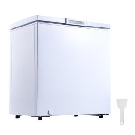 Chest Freezer, 5 Cu.ft Compact Deep Freezer (Capacity: 4.77 cu ft, Color: White)